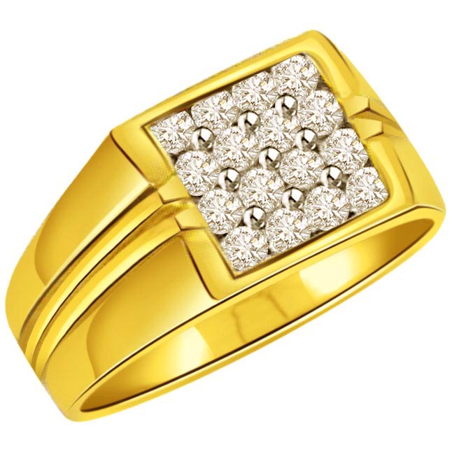 Diamond 0.48cts Men's rings 