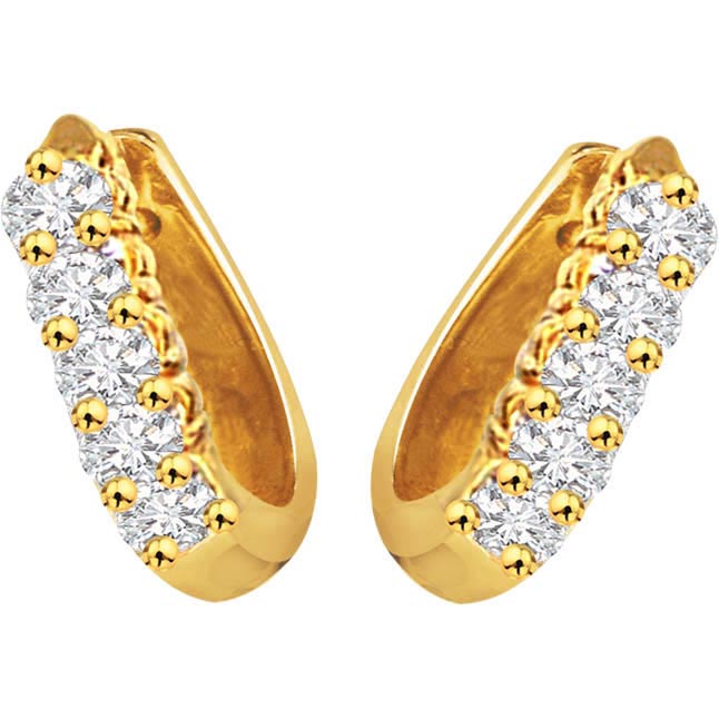 Diamond Daze Bali Earrings -Balis & Hoops