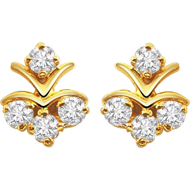 Diamond Pleasure Earrings -Designer Earrings