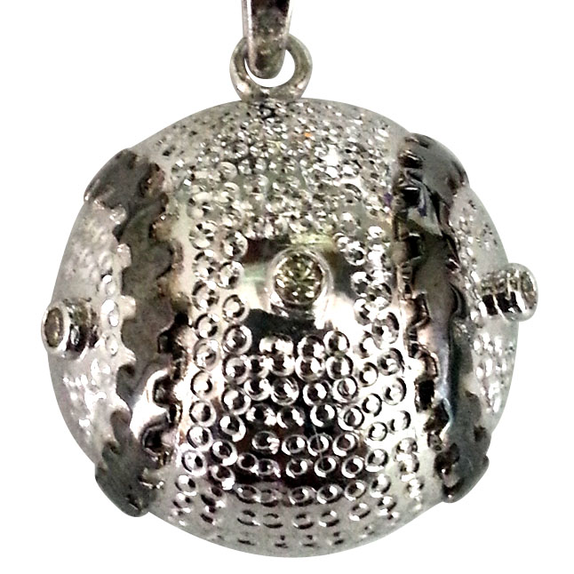 Diamond & Silver Baseball Pendants -Sport Collection