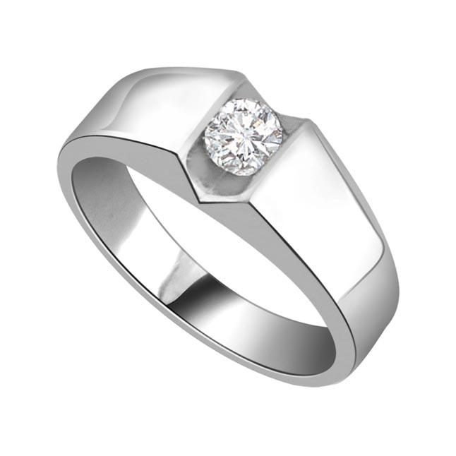Silver Diamond Rings, Sterling Ladies Silver Rings Design Surat Diamond