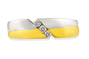 Discover Your Love -White Yellow Gold rings