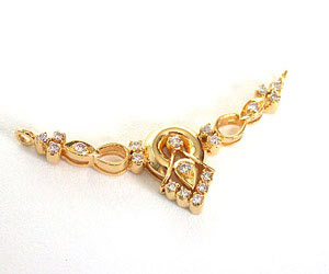 Dazzling Damsel Diamond Pendants Necklaces