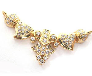 Shining Sky 0.71 cts Diamond Necklace Pendants dn19 Necklaces