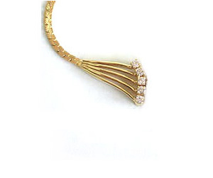 Diamond Necklace Pendants DN2300 -Solitaire Mangalsutra