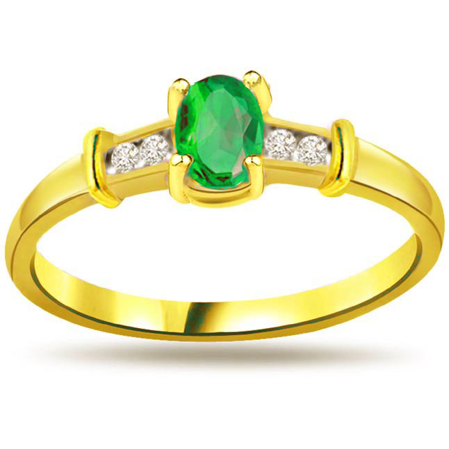 Emerald Enigma Fine Diamond & Emerald rings SDR1104 -Diamond & Emerald