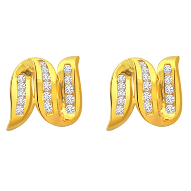 Devourings Diamond Earrings -Designer Earrings