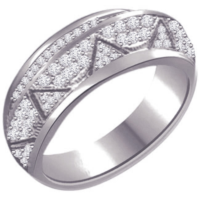 Fine Diamond 14kt Gold rings SDR1227 -Pave Collection