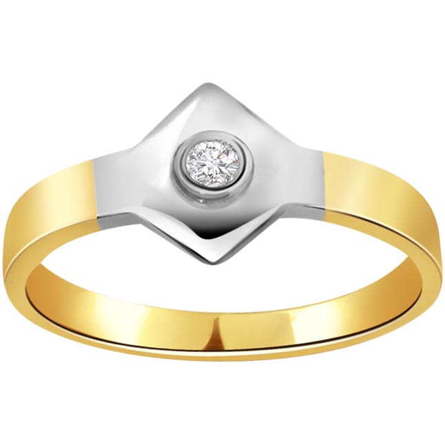 Golden Finger 0.10 ct Diamond Solitaire rings