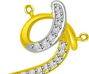 Love You Forever Diamond & Gold Pendants For Her -Designer Pendants