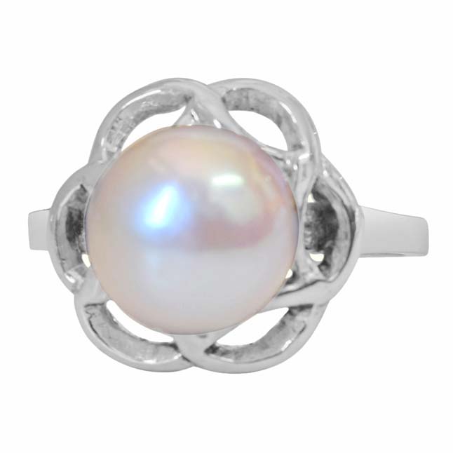 real pearl rings with diamonds
