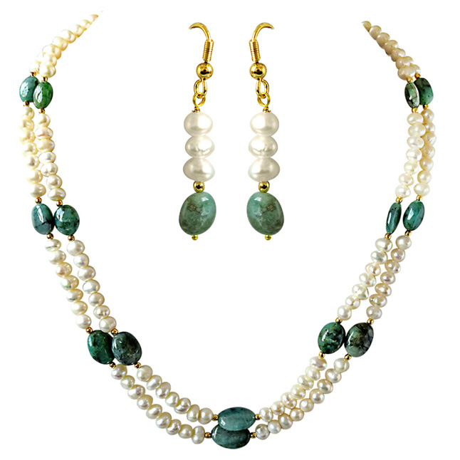 Pearl Sets Buy Real Pearl Necklace & Pearl Jewellery Sets Online