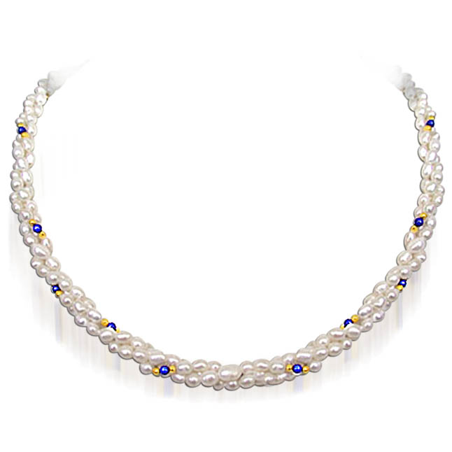 Real Pearl Imperial Pearl Jewellery Set Surat Diamond Jewelry