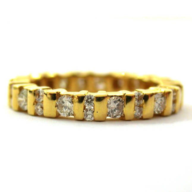 Anniversary Special B -Yellow Gold Eternity rings