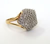 Flower Rmance Fine 1.20 ct Diamond Pave rings -Pave Collection