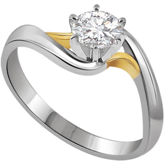 Curves for Love 1.00 ct Diamond Solitaire rings