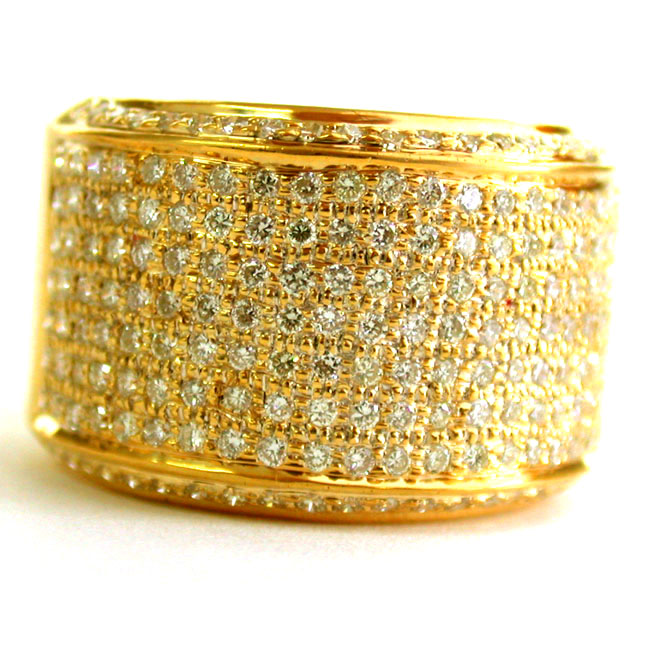 0 50ct Diamond Two Tone 18kt Gold Rings Surat Jewelry