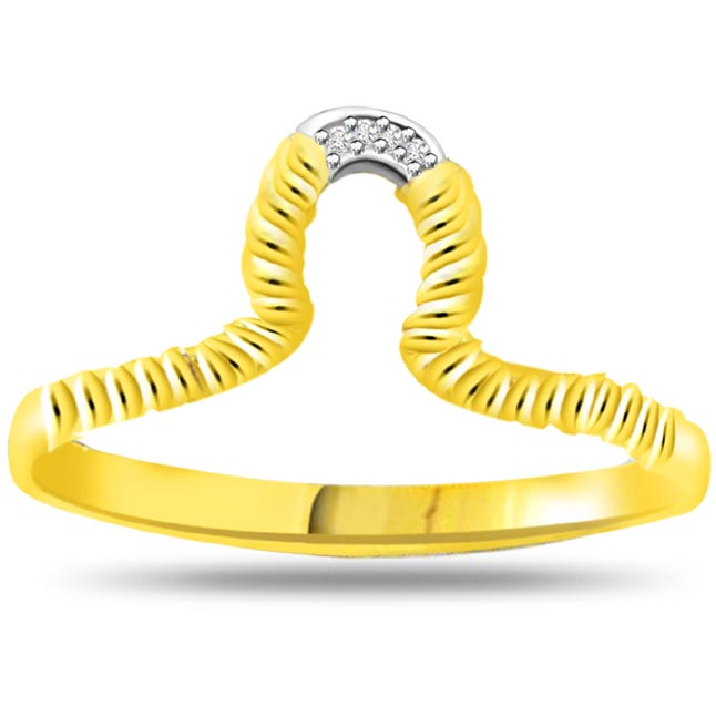 3 Diamond 18kt Gold rings SDR745 -3 Diamond rings