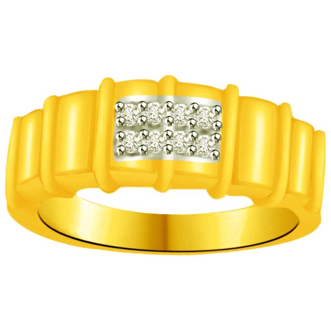 0.08 cts Diamond Designer Men's rings 