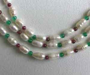 Pleasing purity -2 To 3 Line Necklace