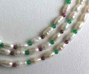 Pleasing purity - 2 To 3 Line Necklace (SN23)