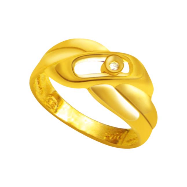 Solitaire Diamond Gold rings SDR798 -18k Engagement rings