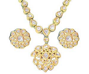 Villandi Type Rose Cut  Diamond Pendant (DN21)