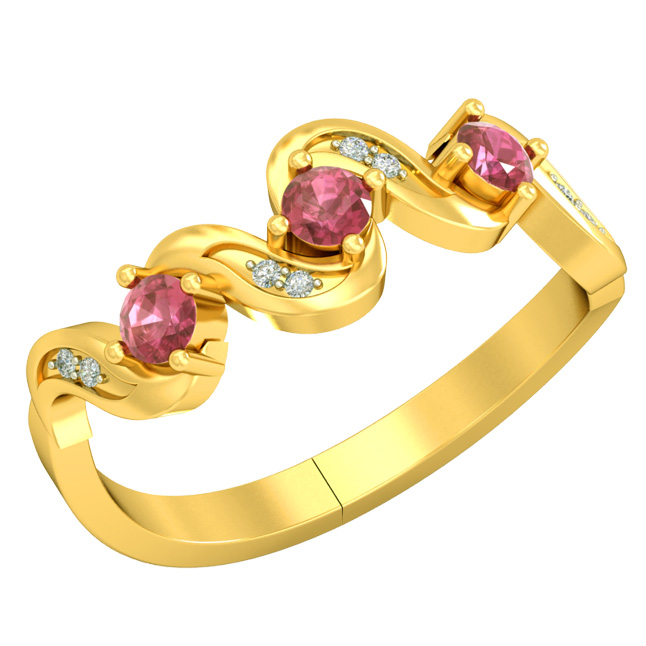 Romantic Rendezvous - Real Diamond & Ruby Ring