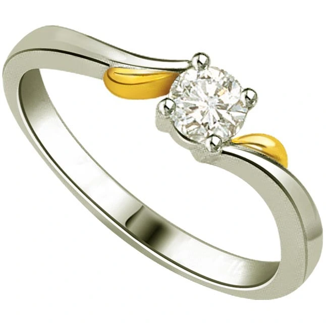 White Gold Solitaire Rings