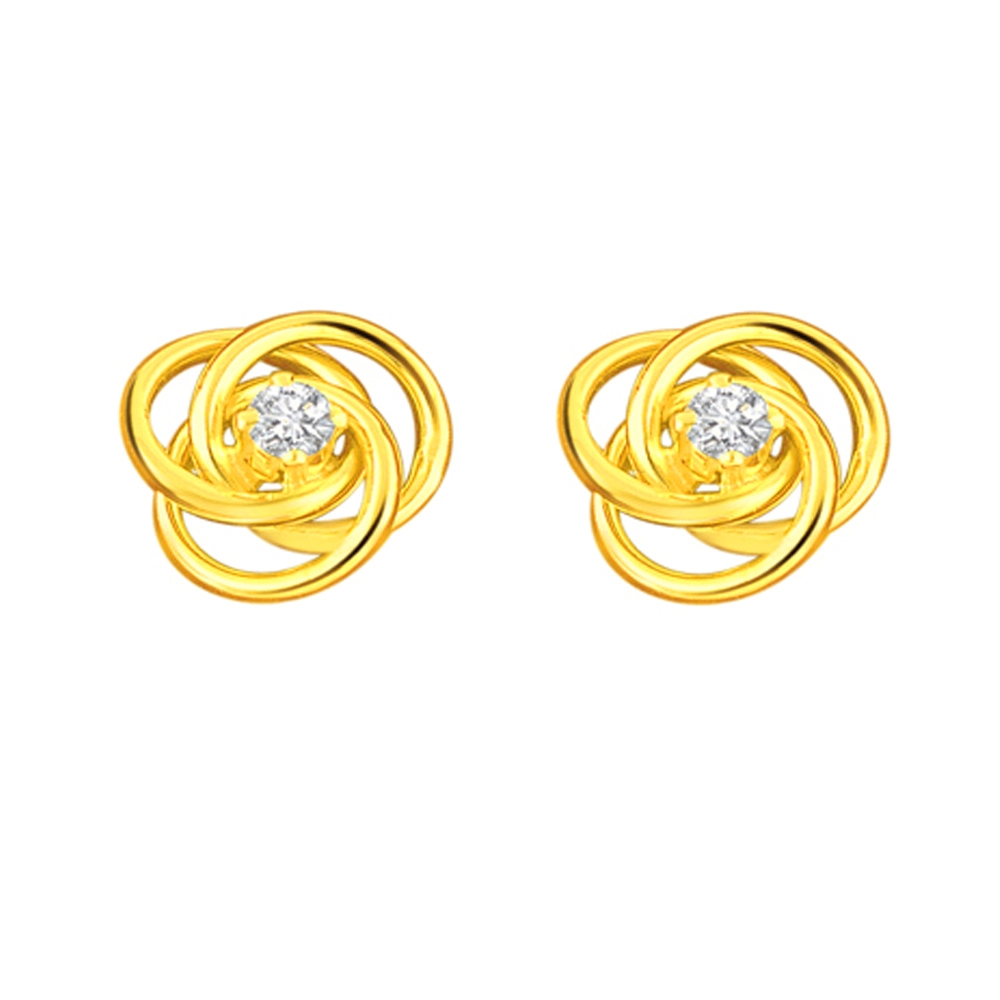 Solitaire Earrings