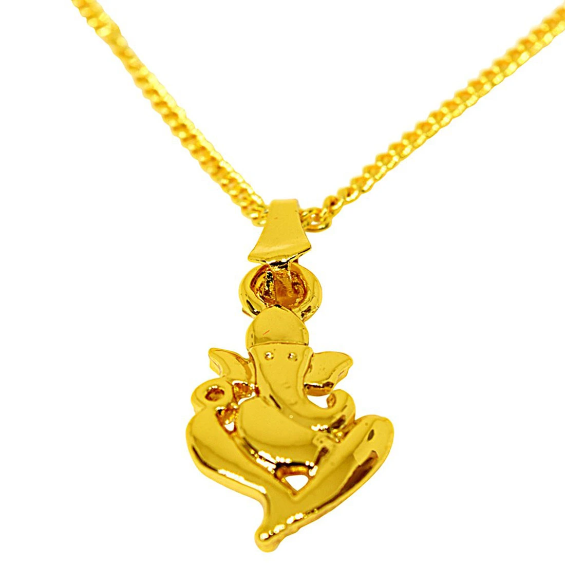Ganesh Gold Plated Pendant