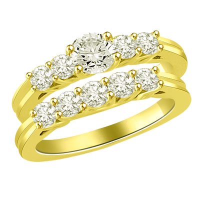 Buy Bridal Rings, Engagement Rings and Wedding Band Online - Surat Diamond