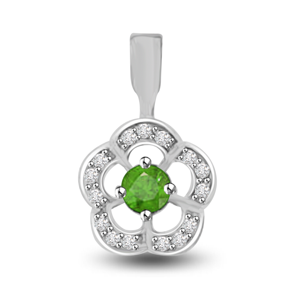 Emerald Pendant P1134 Surat Diamond