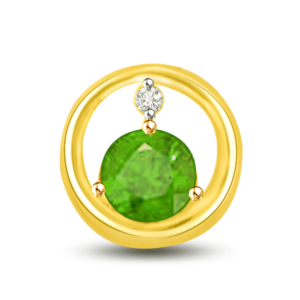 Diamond & Emerald pendant 