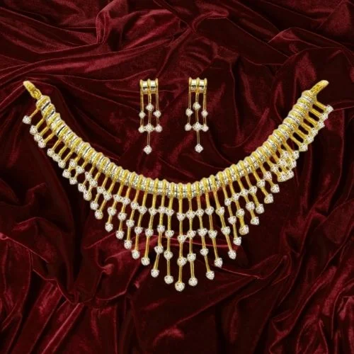 1.80cts Bridal Diamond Necklace Set (ACCDS2)