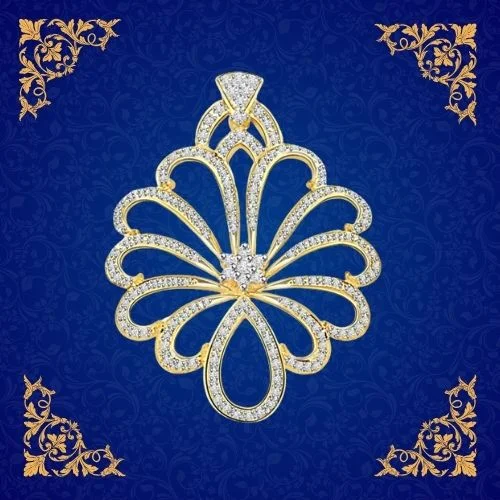 Peanut Butter-Yum - Real Diamond Pendant (P208)