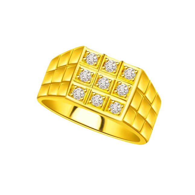 0.27 cts Designer Diamond Men's Ring