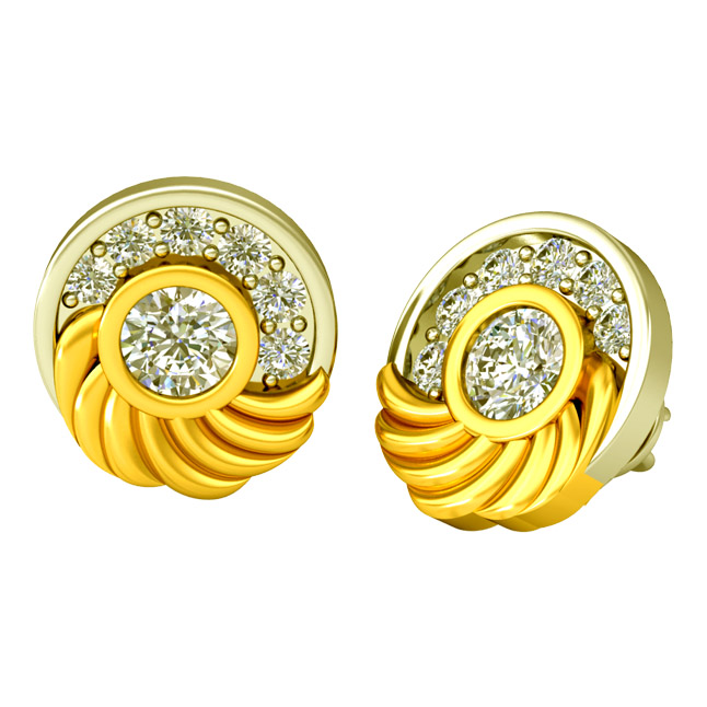 0.80 cts Diamond Kudajodi Earring