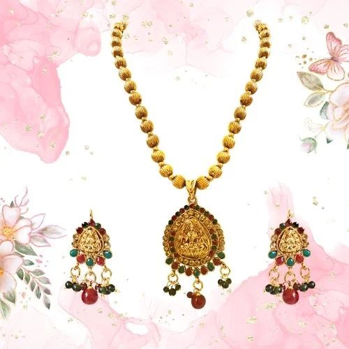 Indian Goddess - Necklace & Earring Set (PS244)