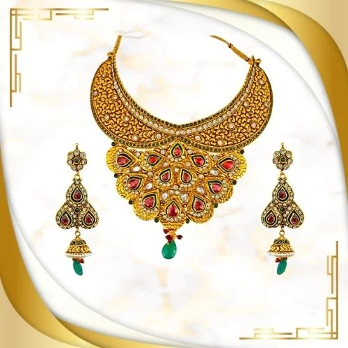 Peacock Design Jodha Akbar Set (SJK138)