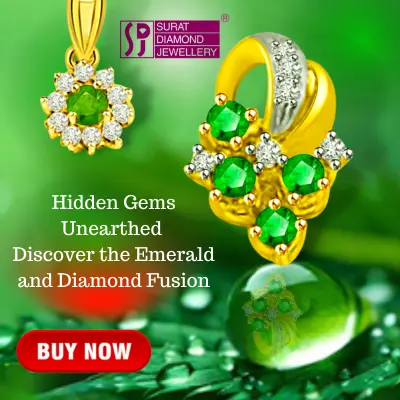 Diamond & Emerald Pendants