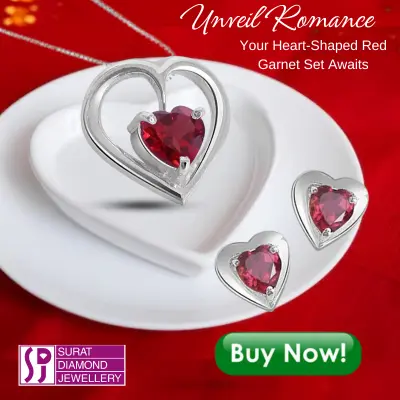 Heart-Shaped Pendant set