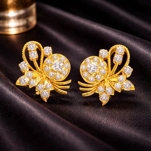 Butterfly Bud Diamond Earrings (ER23)