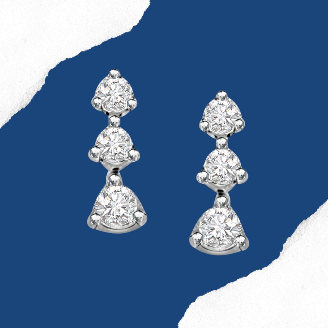 Lissome Lass - Real Diamond Earrings (ER124)
