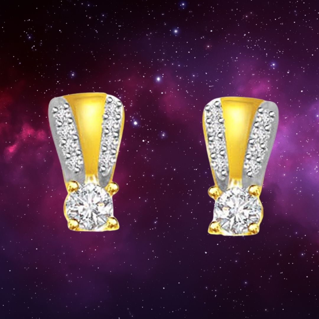 0.65cts Fine Diamond Earring (ER316)