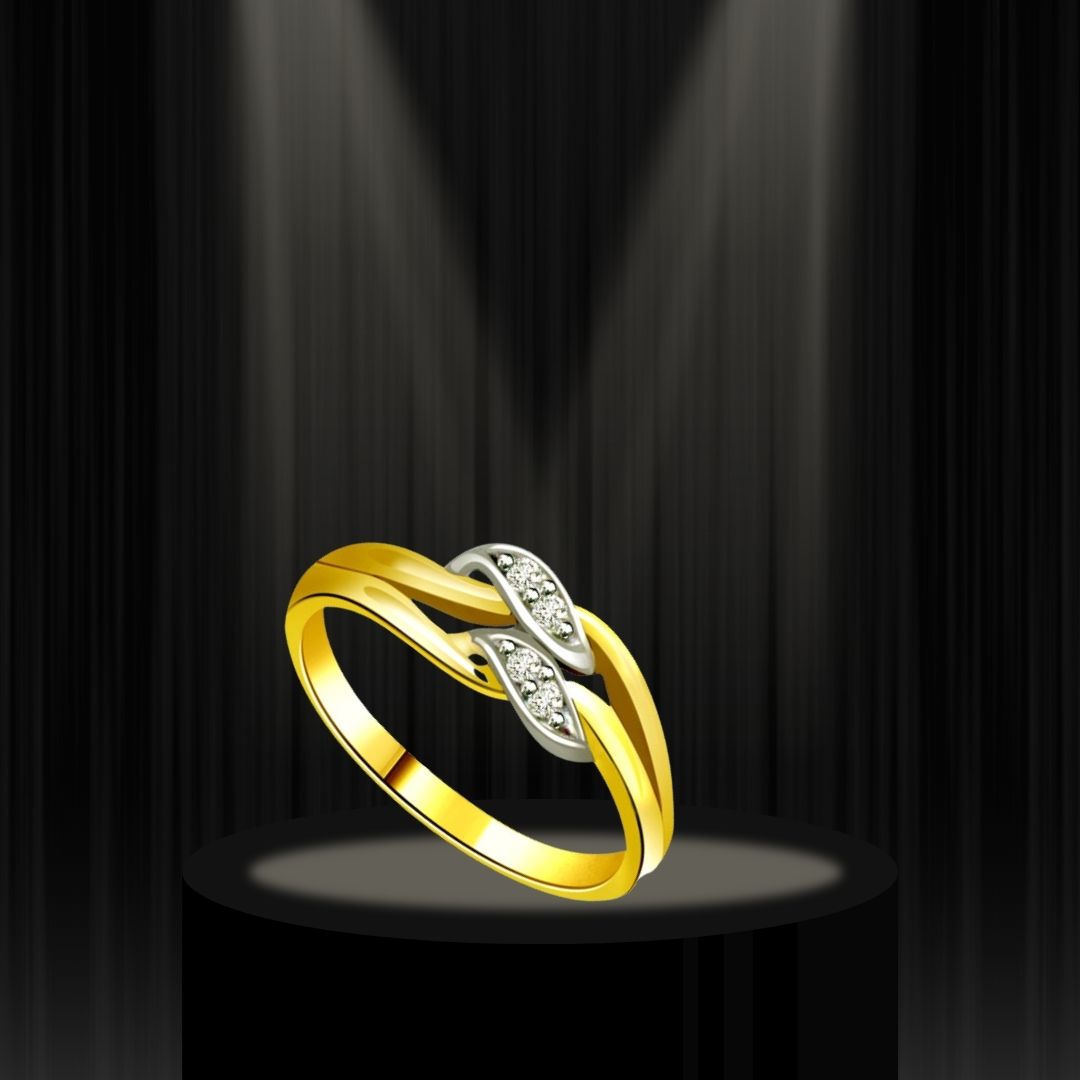 Classic Real Diamond Gold Ring (SDR620)