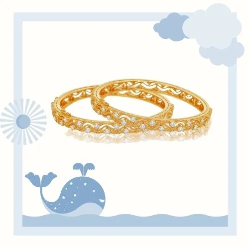 Trendy Twister 3.52cts Fine Round Diamond Bangle Pair (BG4352)