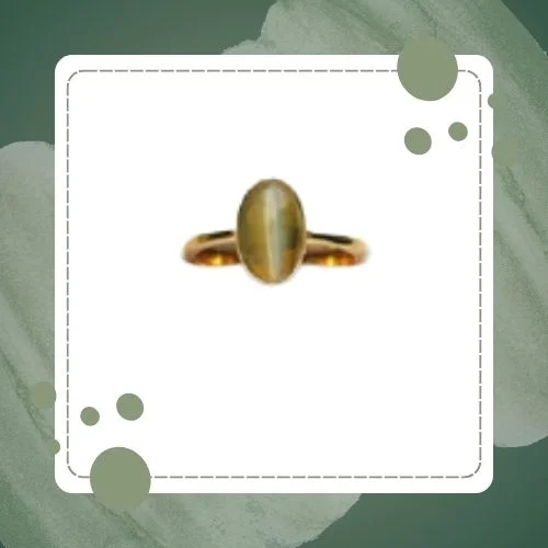 Fortune In Your Fingers - 1.00ct Cats Eye Stone Ring in 18k Gold (CER1)