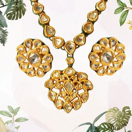 Villandi Type Rose Cut Diamond Pendant (DN21)