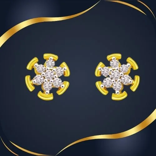 0.46 cts Diamond Kudajodi 18K Earrings (ER415)